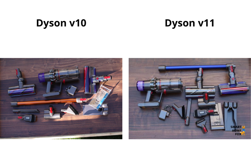 Accessoires Dyson V10 vs Dyson V11